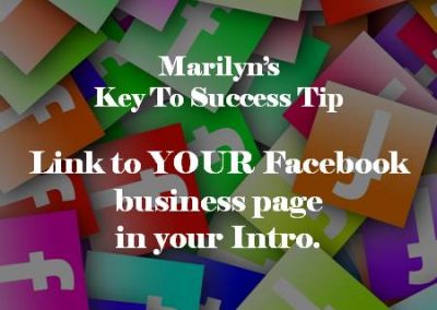 Link To YOUR Facebook Business Page