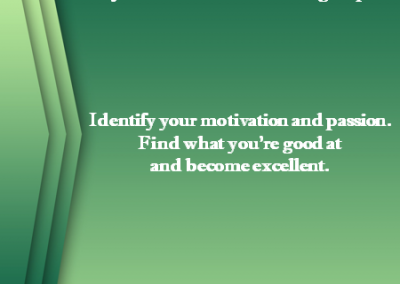 Identify Your Motivation And Passion
